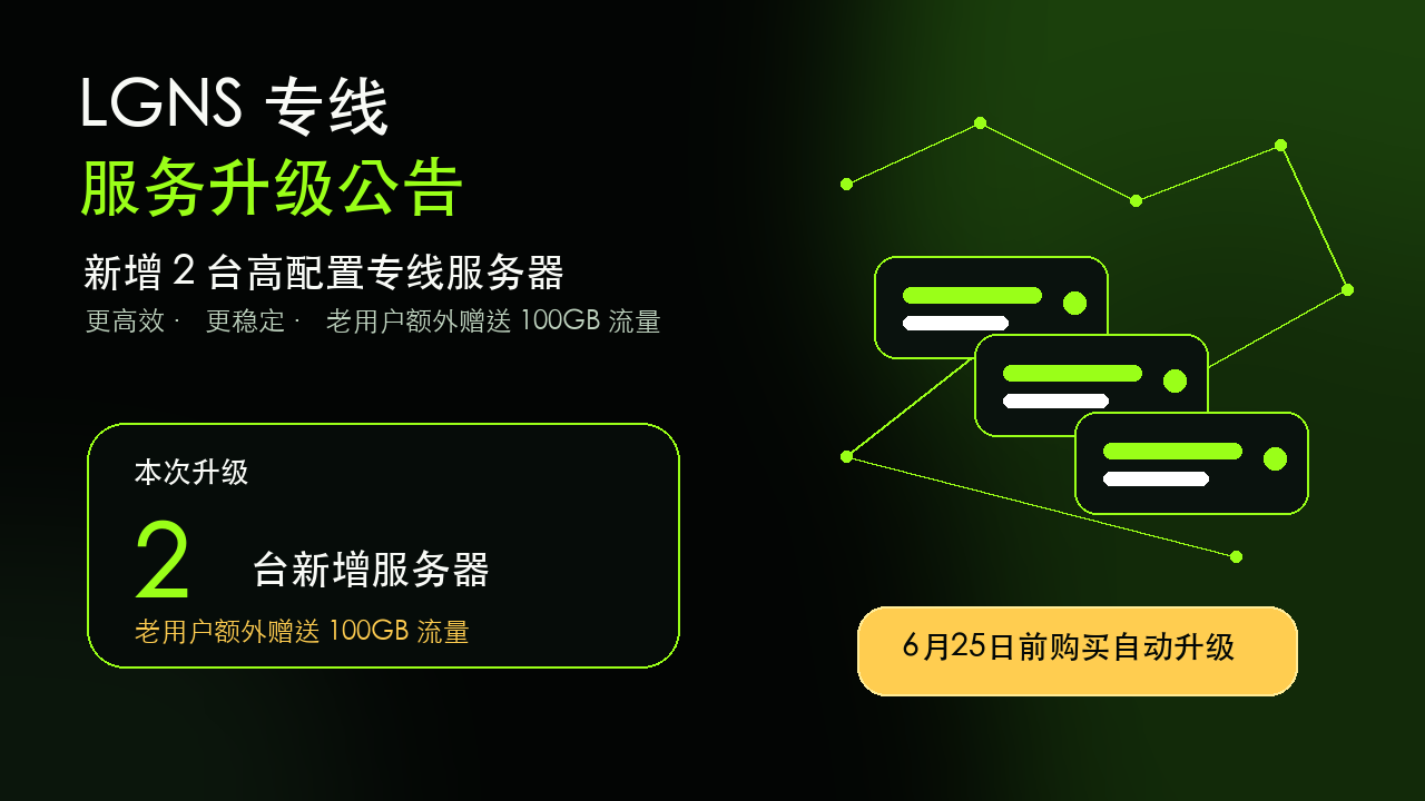 LGNS 专线服务升级