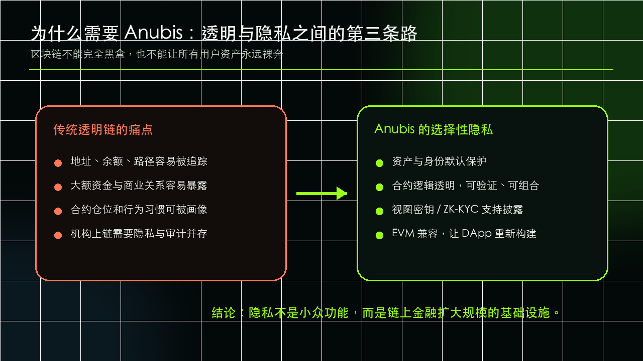 Anubis 选择性隐私示意图